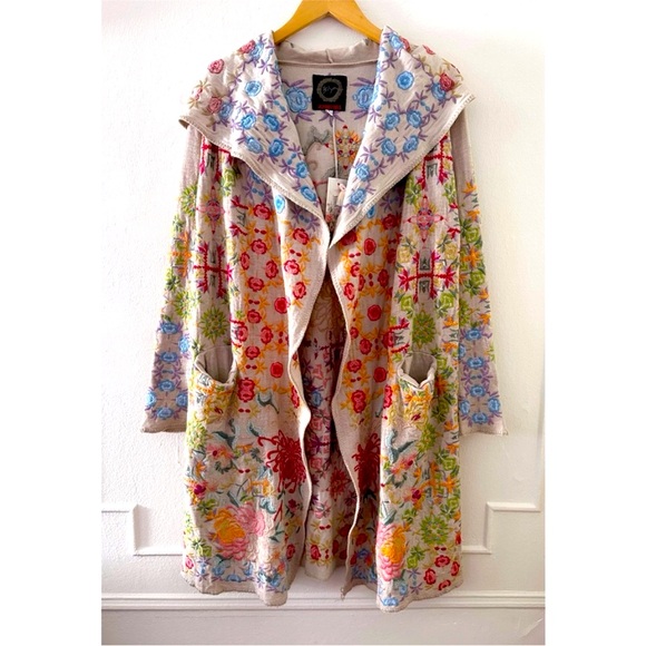 Johnny Was Jackets & Blazers - Shyli Biya Duster Johnny Was S NWT